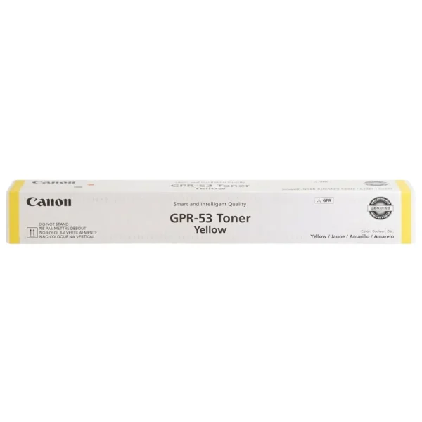 New, Pre-Owned - Canon GPR-53 Standard Yield yellow Toner Cartridge, 8527B003