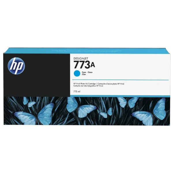 New, Pre-Owned - HP 773A Standard Yield Cyan Toner Cartridge, C1Q26A