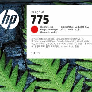 New, Pre-Owned - HP 775 Standard Yield Chromatic Red (500ml) Ink Cartridge, 1XB20A