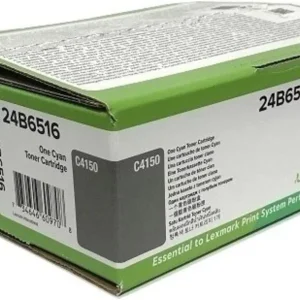New, Pre-Owned - Lexmark C4150 High Yield Cyan Toner Cartridge, 24B6516