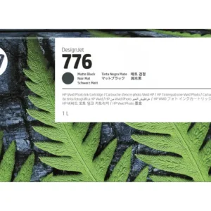 New, Pre-Owned - HP 776 High Yield Matte Black Ink Cartridge, 1XB12A