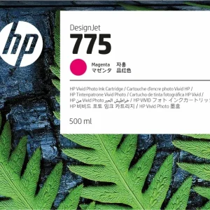 New, Pre-Owned - HP 775 Standard Yield Magenta (500ml) Ink Cartridge, 1XB18A