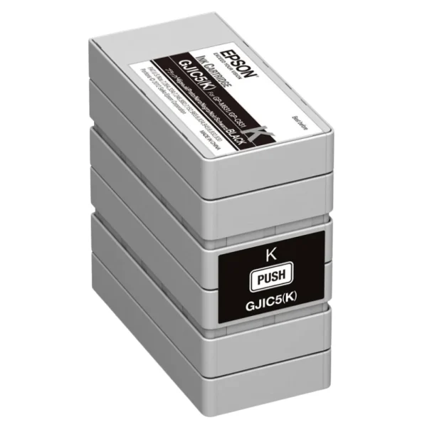 New, Pre-Owned - Epson GJIC5 High Yield Black Ink Cartridge, C13S020563