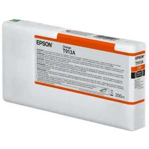 New, Pre-Owned - Epson T913A Standard Yield Orange Ink Cartridge
