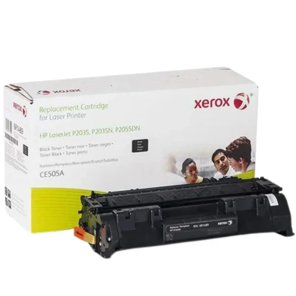 New, Pre-Owned - Xerox 006R01489 Standard Yield Black Toner Cartridge, (Alternative To The HP CE505A (05A) Cartridge)