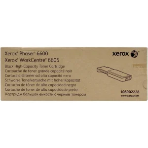 New, Pre-Owned - Xerox Work Center 6600 High Yield Black Toner Cartridge, 106R02228