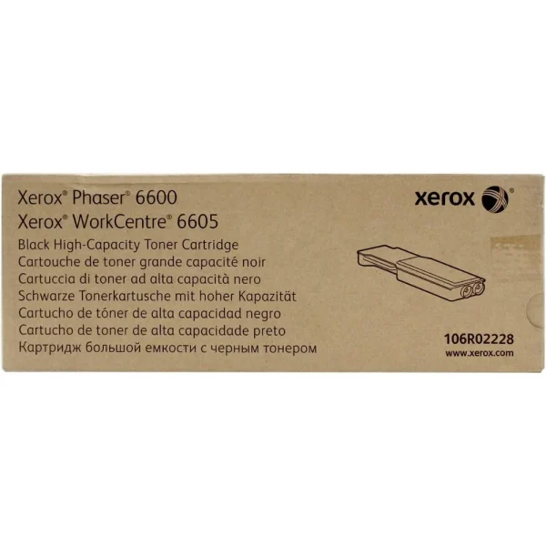 New, Pre-Owned - Xerox Work Center 6600 High Yield Black Toner Cartridge, 106R02228