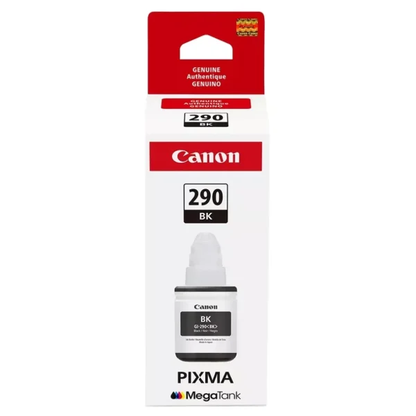 New, Pre-Owned - Canon GI-290 High Yield Black Ink Bottle, 1595C001