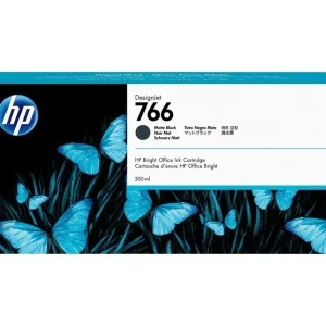 New, Pre-Owned - HP 766 High Yield Matte Black 300ml Ink Cartridge, P2V92A