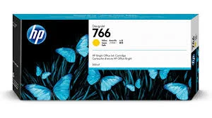 New, Pre-Owned - HP 766 High Yield Yellow 300ml Ink Cartridge, P2V91A