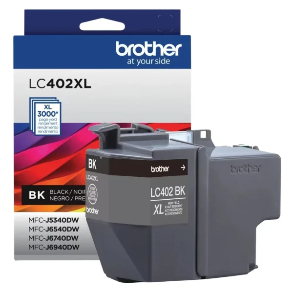 New, Pre-Owned - Brother LC402XL High Yield Black Ink Cartridge