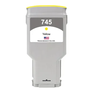 US Remanufactured for HP 745 300mL (F9K02A) Yellow Ink Cartridge, F9K02A