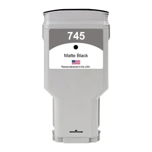 US Remanufactured for HP 745 300mL (F9K05A) Matte Black Ink Cartridge, F9K05A