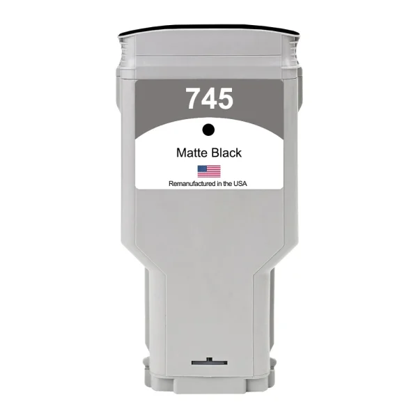 US Remanufactured for HP 745 300mL (F9K05A) Matte Black Ink Cartridge, F9K05A
