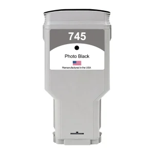 US Remanufactured for HP 745 300mL (F9K04A) Photo Black Ink Cartridge, F9K04A