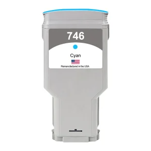 US Remanufactured for HP 746 Standard Yield Cyan Ink Cartridge, P2V80A