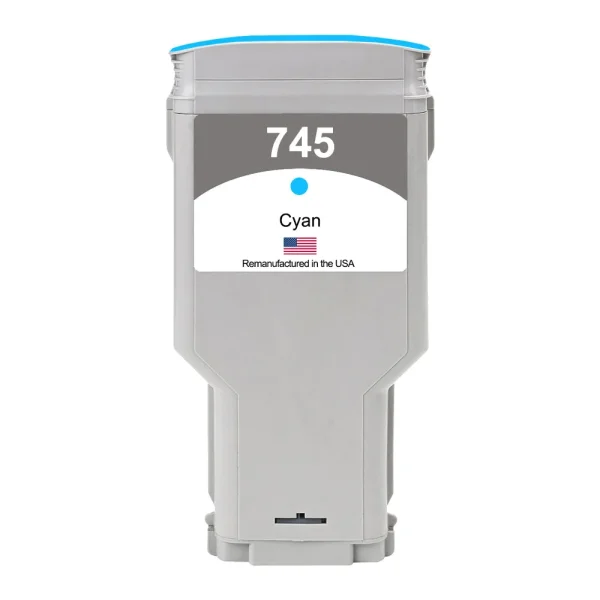 US Remanufactured for HP 745 300mL (F9K03A) Cyan Ink Cartridge, F9K03A
