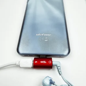 Mic-Lock USB-C Microphone Blocker HiFi SoundPass & Secure Charger Red - view 4