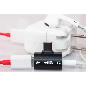 Mic-Lock USB-C Microphone Blocker HiFi SoundPass & Secure Charger Black - view 2