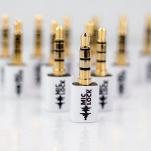 Mic-Lock 3.5mm Mini Single Ended Microphone Blocker White - view 2