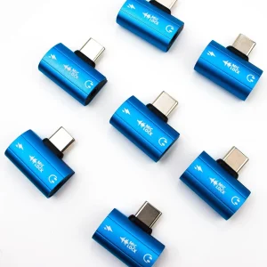 Mic-Lock USB-C Microphone Blocker HiFi SoundPass & Secure Charger Blue - view 5