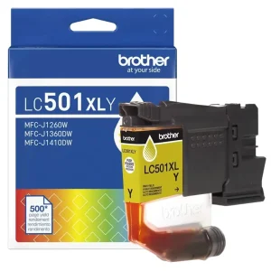 New, Pre-Owned - Brother LC501XL High Yield Yellow Ink Cartridge
