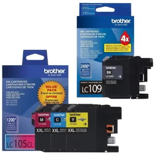 New, Pre-Owned - Brother LC109/105 Multi-Color (BCMY) Ink Cartridge