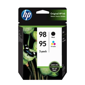 New, Pre-Owned - HP 98/95 Standard Yield Black & Color Ink Cartridge, CB327FN