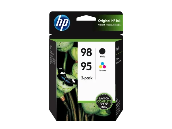 New, Pre-Owned - HP 98/95 Standard Yield Black & Color Ink Cartridge, CB327FN