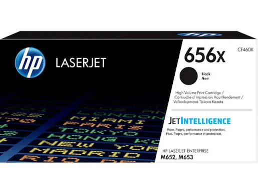 New, Pre-owned, Original HP 656X High Yield Black Ink Cartridge, CF460X