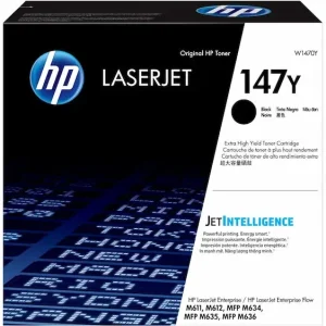 New, Pre-owned, Original HP 147Y Extra High Yield Black Toner Cartridge, W1470YC