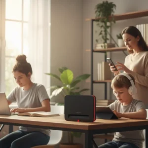 FX20 Wi-Fi Router with SmartWeb Filter Protection & Defense-in-Depth Security - view 3