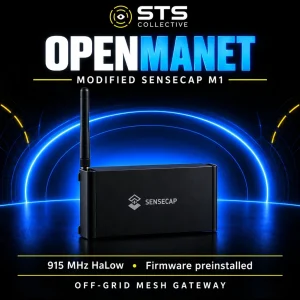 STS Collective OpenMANET SenseCAP HaLow Mesh Gateway – Modded M1 (WM6108, 915MHz Off-Grid Node, Pre-Flashed)