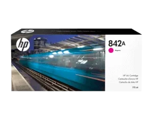 New, Pre-Owned, Original HP 842A High Yield Magenta Ink Cartridge, C1Q47A