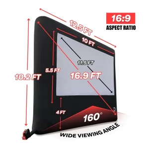 Elite Outdoor Movies Home 10' Inflatable Screen - view 4