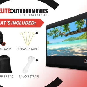 Elite Outdoor Movies Home 10' Inflatable Screen - view 7