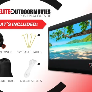 Elite Outdoor Movies Home 17' Inflatable Screen - view 8