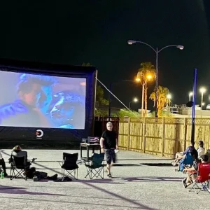 Elite Outdoor Movies 20' Professional Outdoor Cinema System
