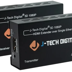 J-Tech Digital 3D 1080P HDMI Extender Over Single Ethernet JTDHDEX-1