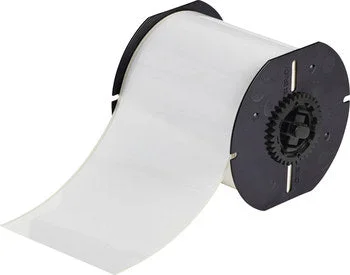 Brady B30C-4000-595-WT Printer Label Roll - 4 in x 100 ft - Vinyl - White - B-595 - 18334