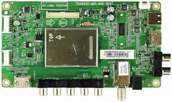 Vizio 756TXHCB01K0570 Main Board for D39HN-E1 (LTQDVLKU Serial)
