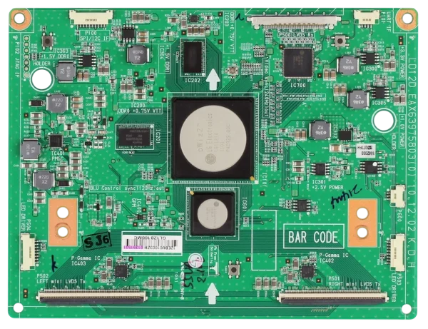 LG EBR61391501 (EAX63975803(0)) T-Con Board for 55LV9500-UA