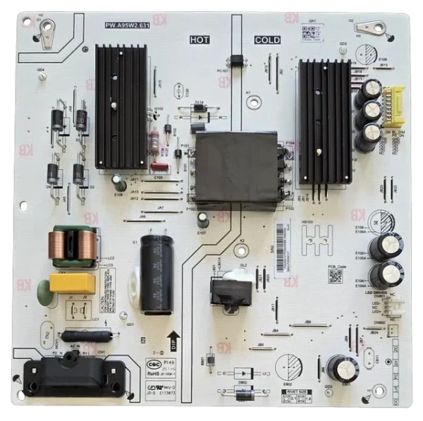 380GLP30255CVT Insignia Power Supply, PW.A95W2.631, NS-50F501NA26