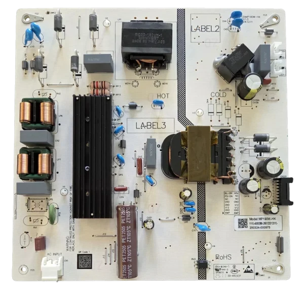 260132012010 Pioneer Power Supply, MP190W-HK, 1110-4000389, PN70-R851-26U