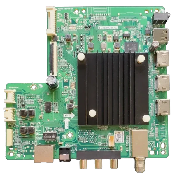 3643-5682-0395 INSIGNIA Main Board, REV F, 098009002130, 0980-0900-2130, TD.MT9020.63 , NS-43F301NA22