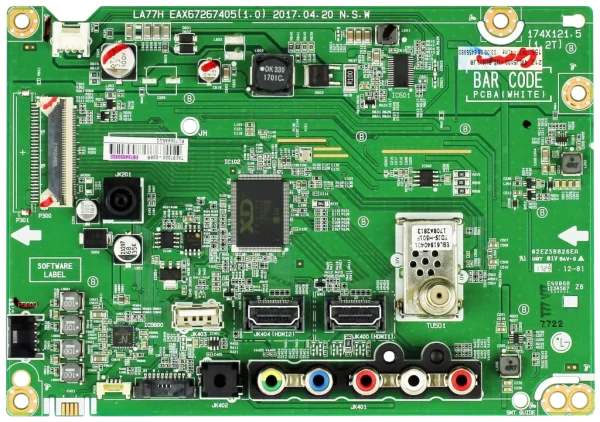 EBT64559802 LG Main Board, EAX67267405(1.0), EBT64559802, 49LJ5100