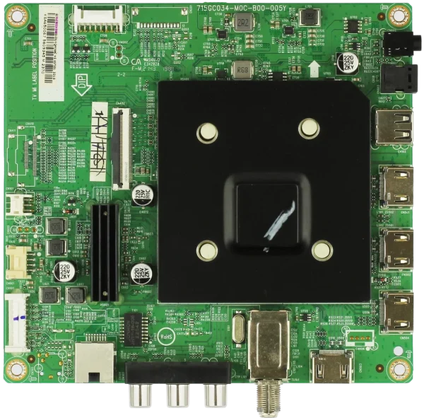 756TXLCB02K068 Insignia Main Board, (G)XLCB02K068010X, 756TXLCB02K068010X, 715GC034-M00-B00-005Y, NS-65F501NA22