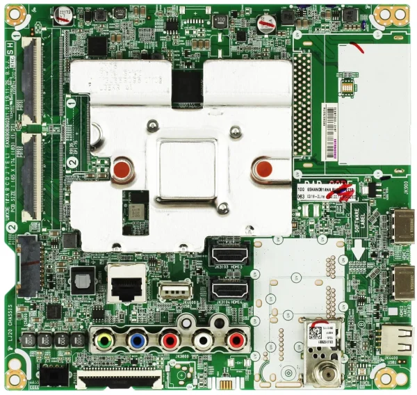 EBT66492802 LG Main Board, EBT66492802, EAX69083603(1.0), 65NANO81ANA