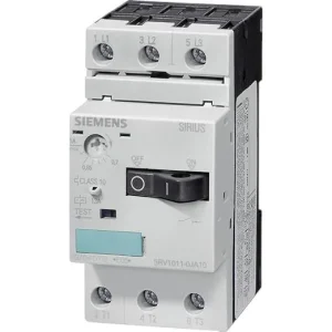 Siemens 3RV1011-0HA10 CIRCUIT-BREAKER SIZE S00, FOR MOTOR PROTECTION, CLASS 10, A-REL.0.55.0.8A, N-REL.10 A SCREW TER...