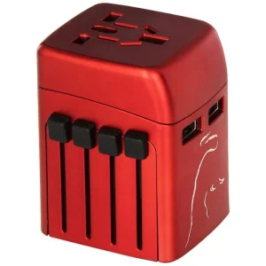 Orei M8 All-in-One International Worldwide Travel Plug Adapter with Dual USB Charger - 150+ Countries, Fuse Protected...